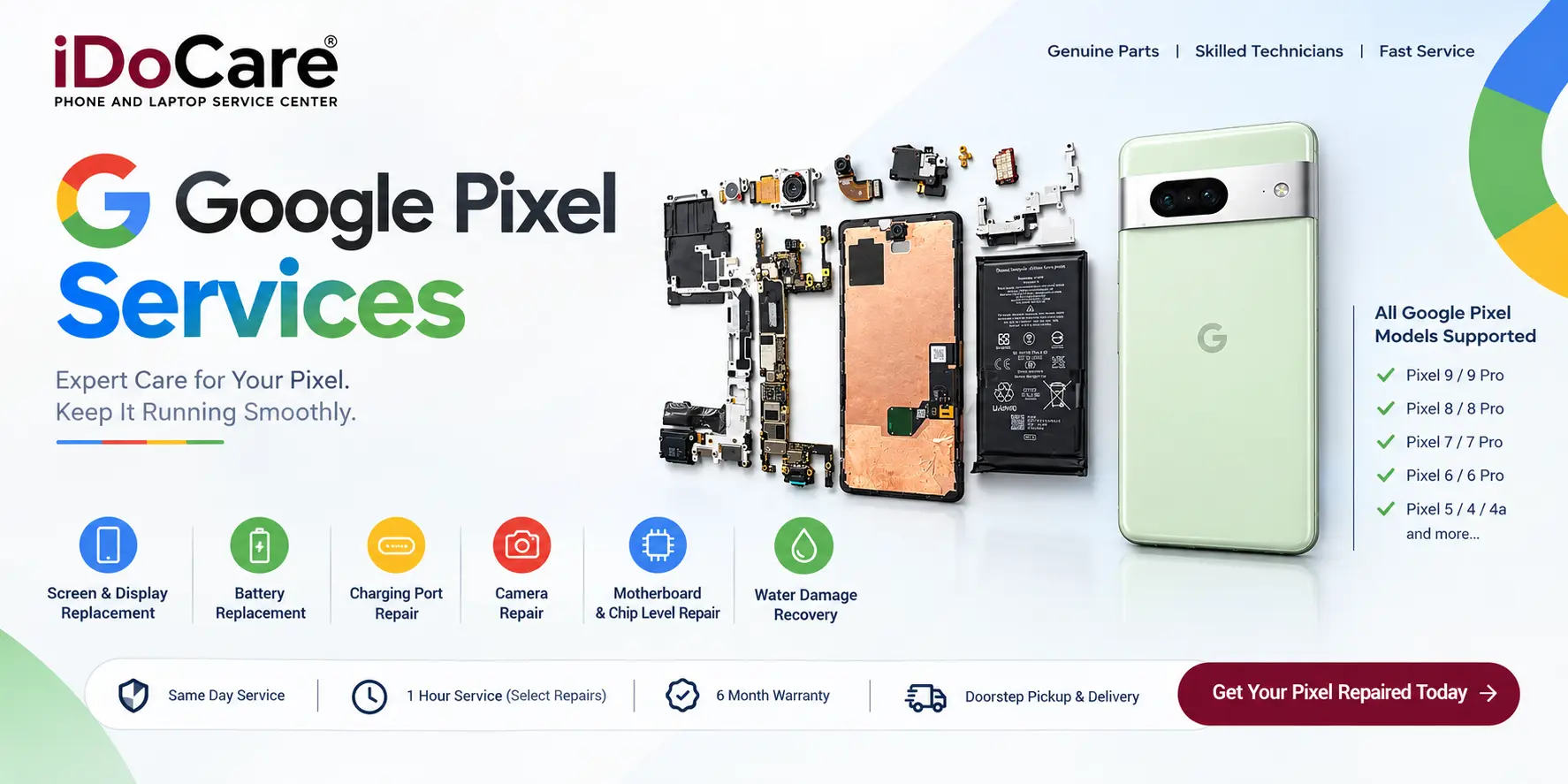 Google Pixel Battery Draining Fast? Causes, Fixes & Battery Replacement in Bangalore